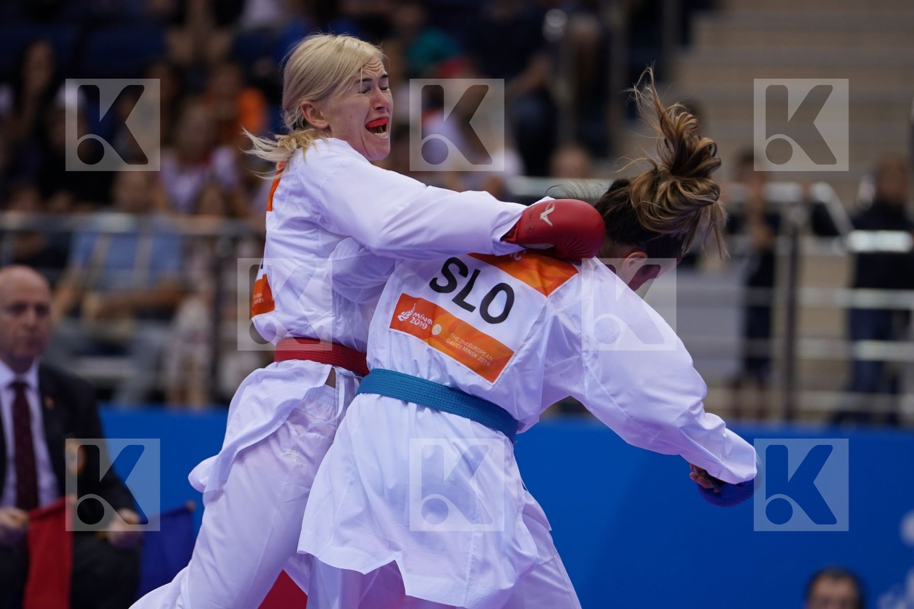 SEROGINA ANITA (UKRAINE) Vs RISTIC TJASA (SLOVENIA) in Senior Kumite -61 Kg - Final Bout