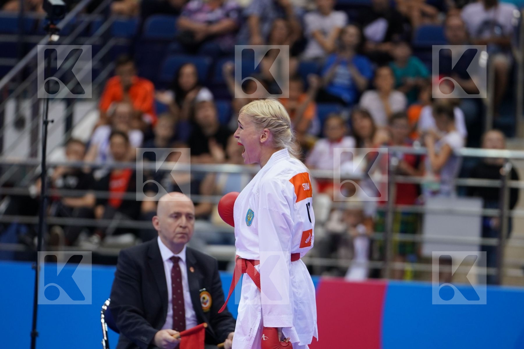 SEROGINA ANITA (UKRAINE) Vs RISTIC TJASA (SLOVENIA) in Senior Kumite -61 Kg - Final Bout