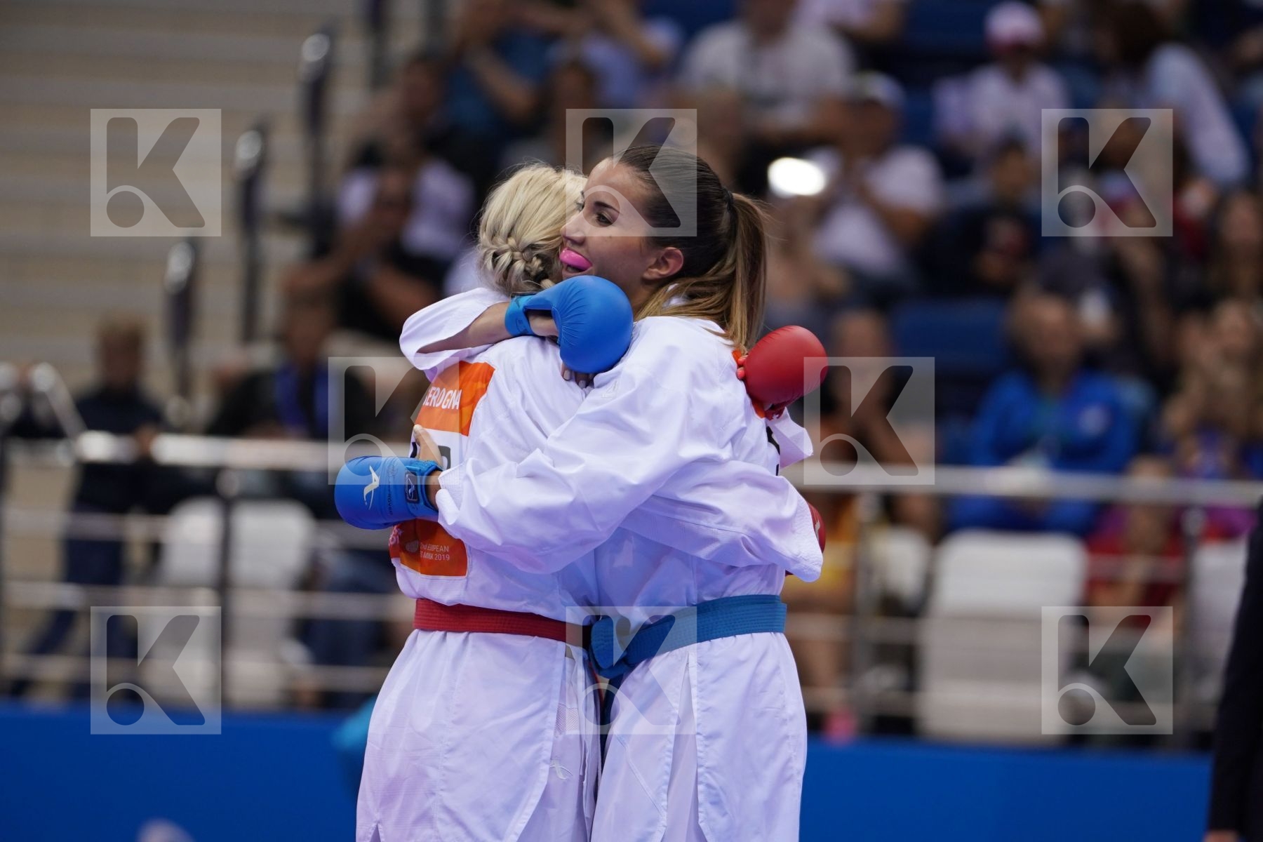 SEROGINA ANITA (UKRAINE) Vs RISTIC TJASA (SLOVENIA) in Senior Kumite -61 Kg - Final Bout