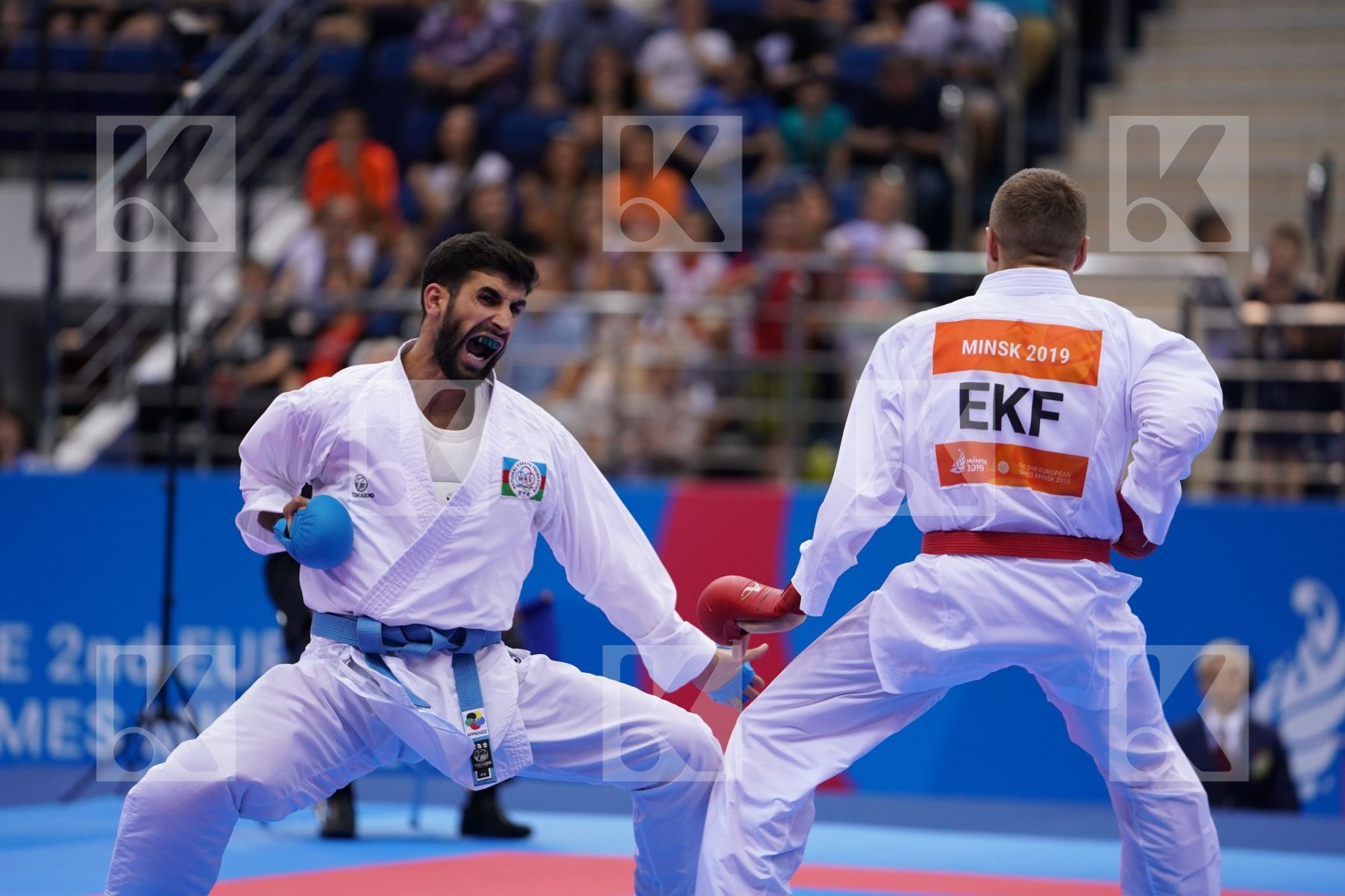 KALNINS KALVIS (LATVIA), FARZALIYEV FIRDOVSI (AZERBAIJAN) in Senior Kumite -60 Kg - Final Bout