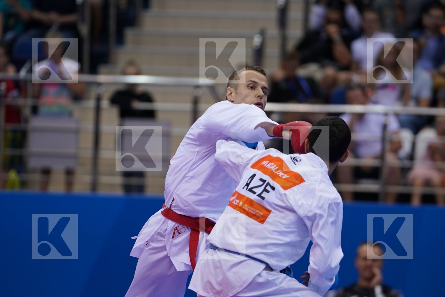 KALNINS KALVIS (LATVIA), FARZALIYEV FIRDOVSI (AZERBAIJAN) in Senior Kumite -60 Kg - Final Bout