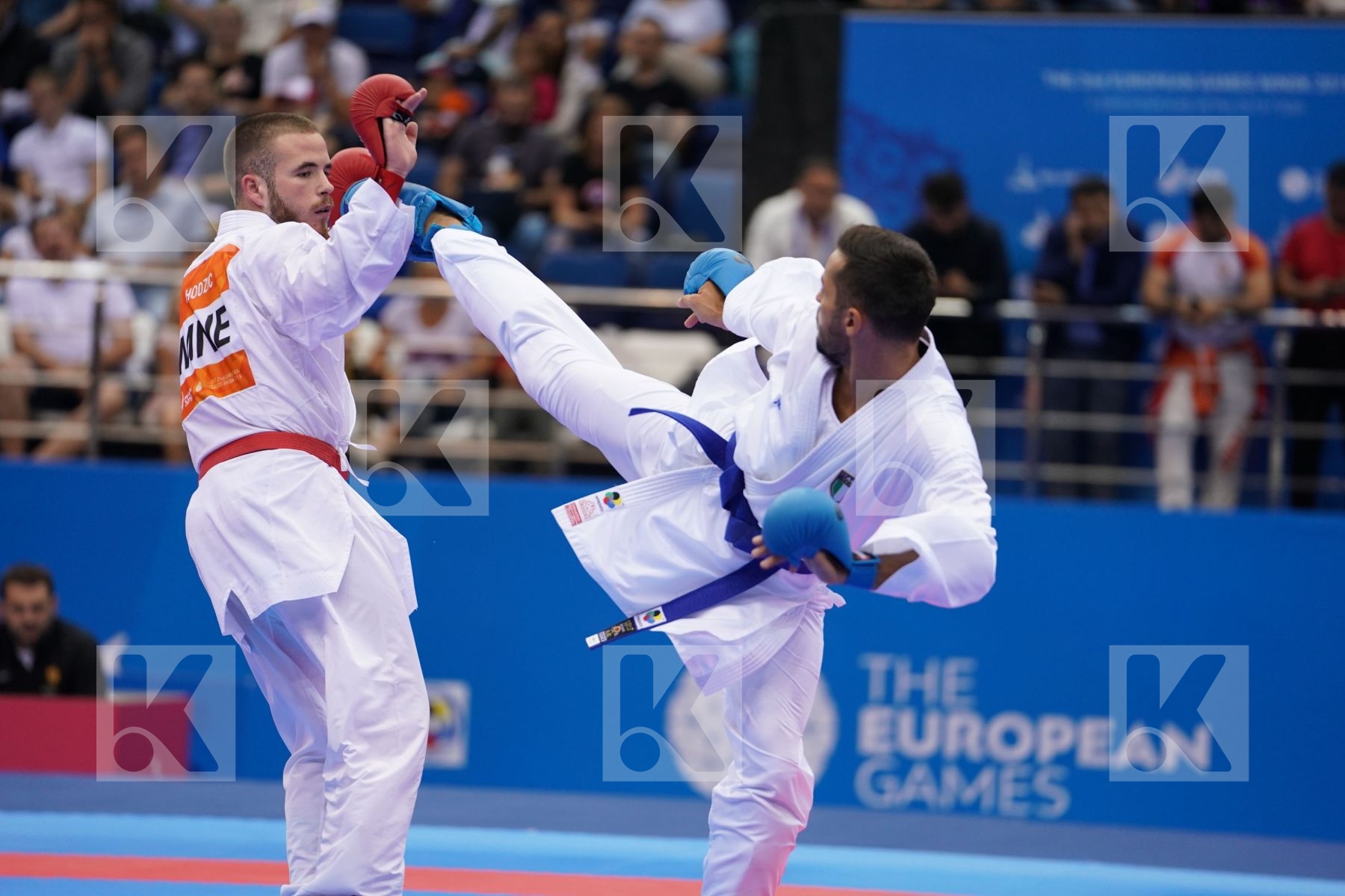 HODZIC MARIO (MONTENEGRO) Vs MARESCA LUCA (ITALY) in Senior Kumite -67 Kg - Final Bout