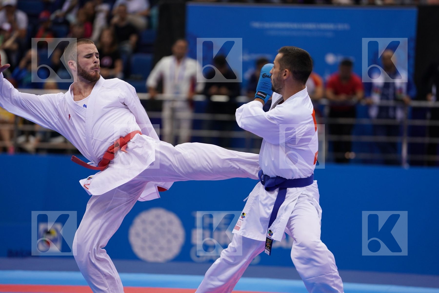 HODZIC MARIO (MONTENEGRO) Vs MARESCA LUCA (ITALY) in Senior Kumite -67 Kg - Final Bout