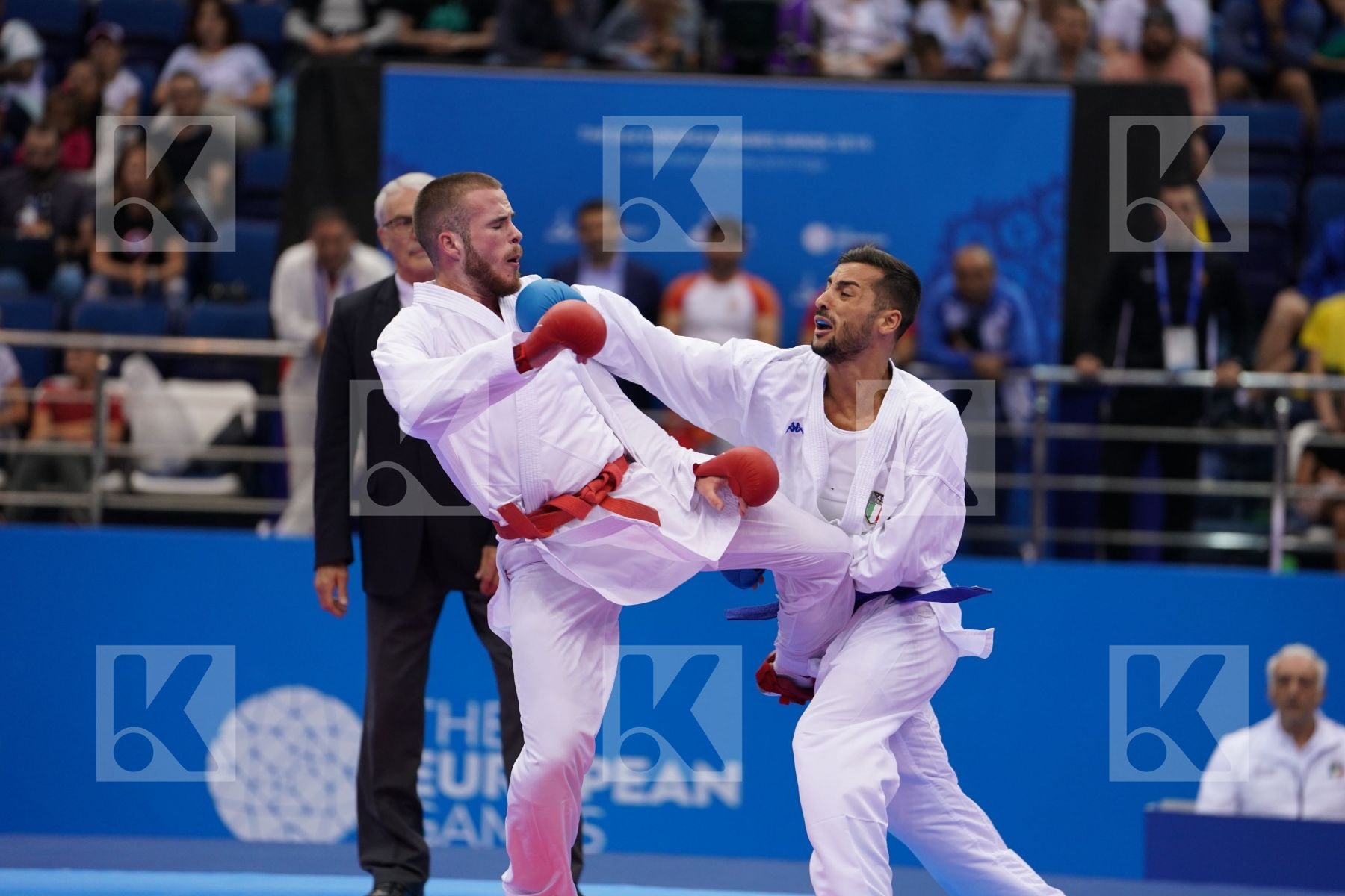 HODZIC MARIO (MONTENEGRO) Vs MARESCA LUCA (ITALY) in Senior Kumite -67 Kg - Final Bout