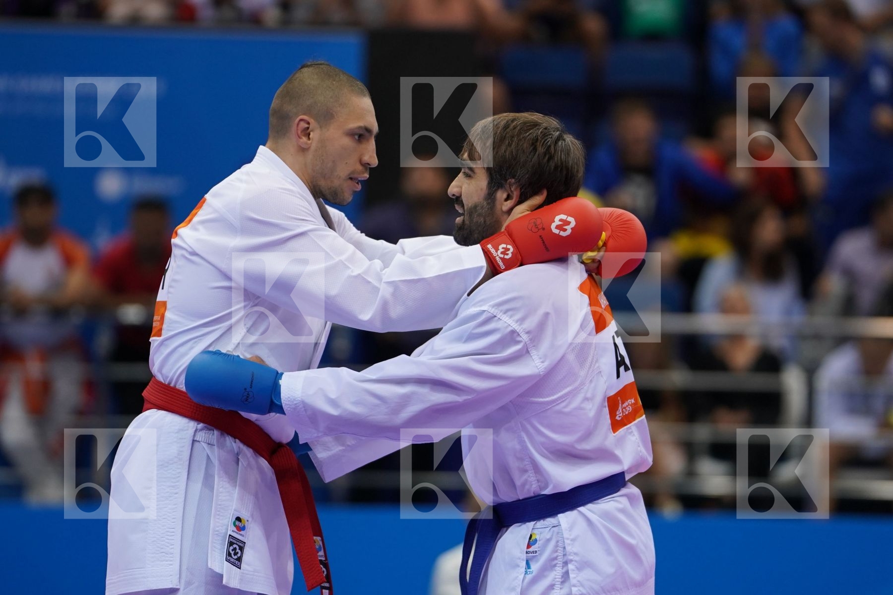 HORUNA STANISLAV (UKRAINE) Vs AGHAYEV RAFAEL (AZERBAIJAN) in Senior Kumite -75 Kg - Final Bout