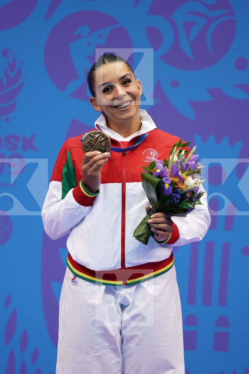 ESPARTEIRO PATRICIA (PORTUGAL) in Senior Female Kata - podium ceremony