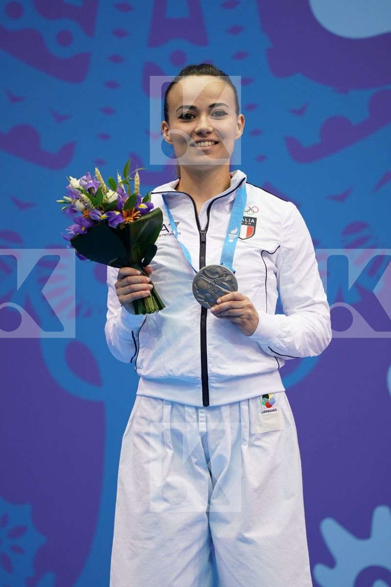 BOTTARO VIVIANA (ITALY) in Senior Female Kata - podium ceremony