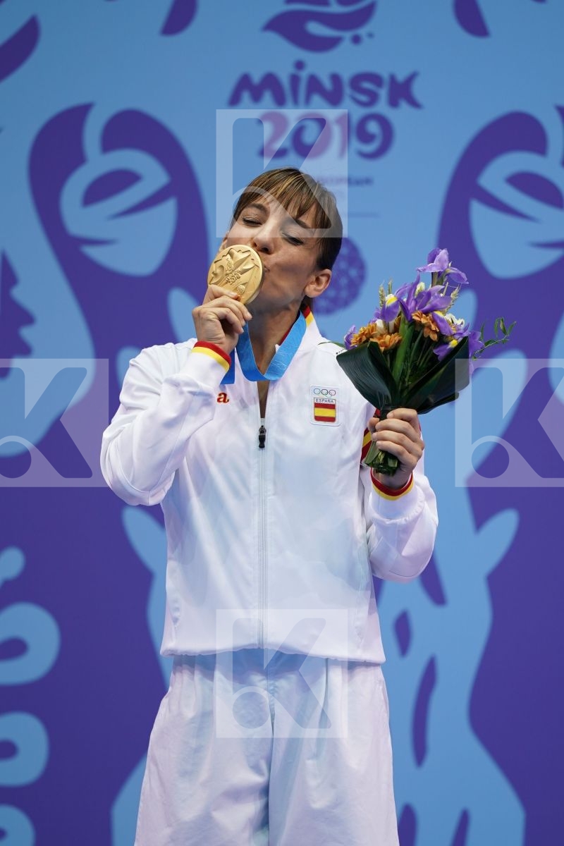 SANCHEZ JAIME SANDRA (SPAIN) in Senior Female Kata - podium ceremony