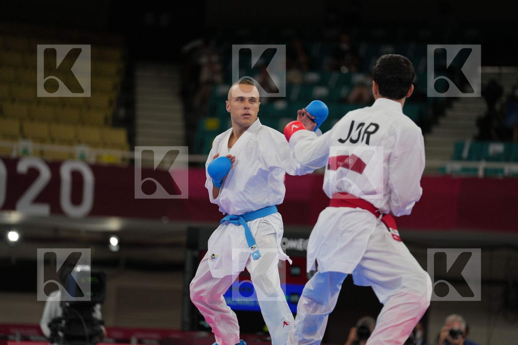 Almasatfa Abdel Rahman (Jordan) - Kumite Male -67kg, Kalnins Kalvis (Latvia) - Kumite Male -67kg in Senior Kumite -67 Kg - Round Robin bout