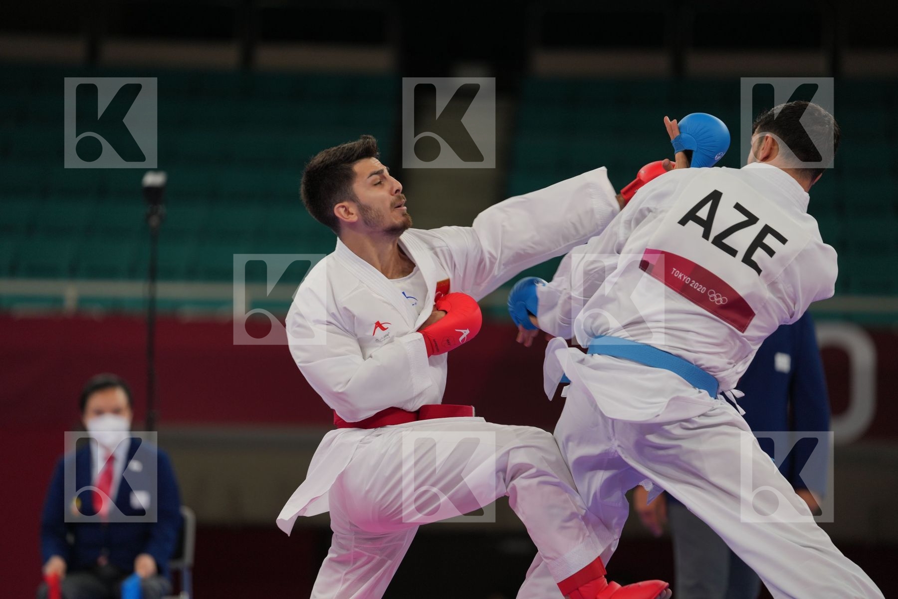 Samdan Eray (Turkey) - Kumite Male -67kg, Farzaliyev Firdovsi (Azerbaijan) - Kumite Male -67kg in  - Round Robin bout