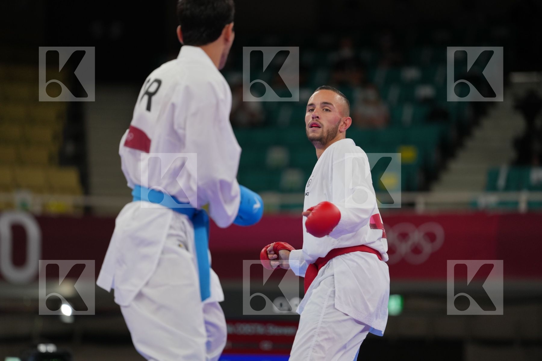 Da Costa Steven (France) - Kumite Male -67kg, Almasatfa Abdel Rahman (Jordan) - Kumite Male -67kg in Senior Kumite -67 Kg - Round Robin bout