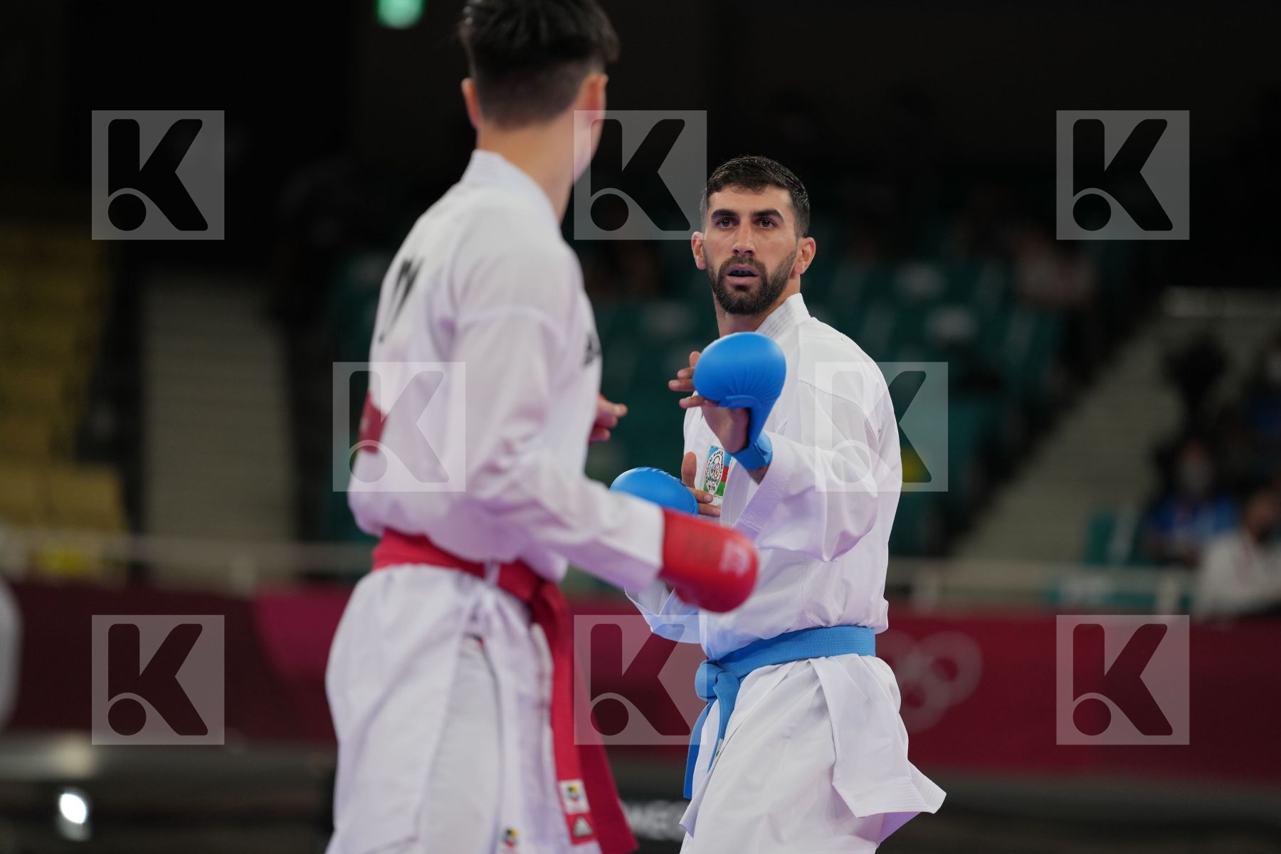 Sago Naoto (Japan) - Kumite Male -67kg, Farzaliyev Firdovsi (Azerbaijan) - Kumite Male -67kg in Senior Kumite -67 Kg - Round Robin bout