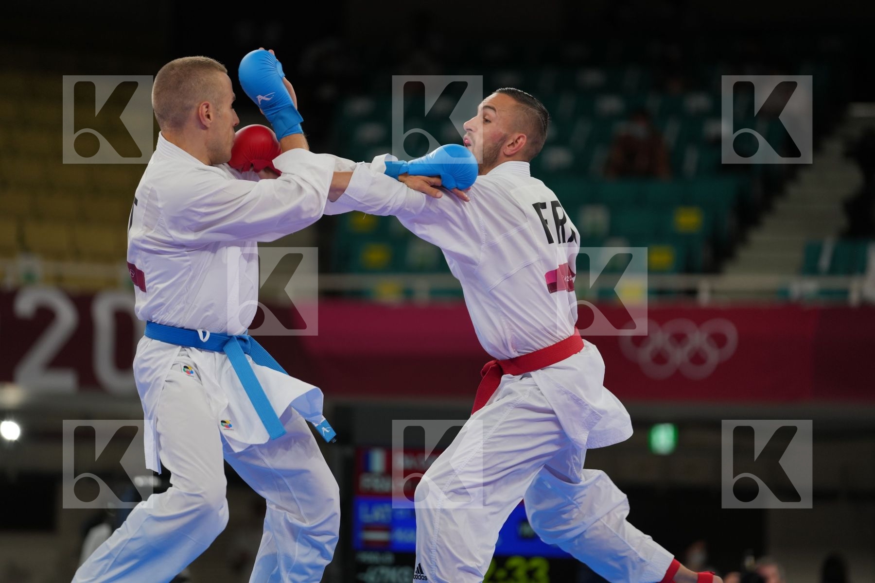 Da Costa Steven (France) - Kumite Male -67kg, Kalnins Kalvis (Latvia) - Kumite Male -67kg in Senior Kumite -67 Kg - Round Robin bout
