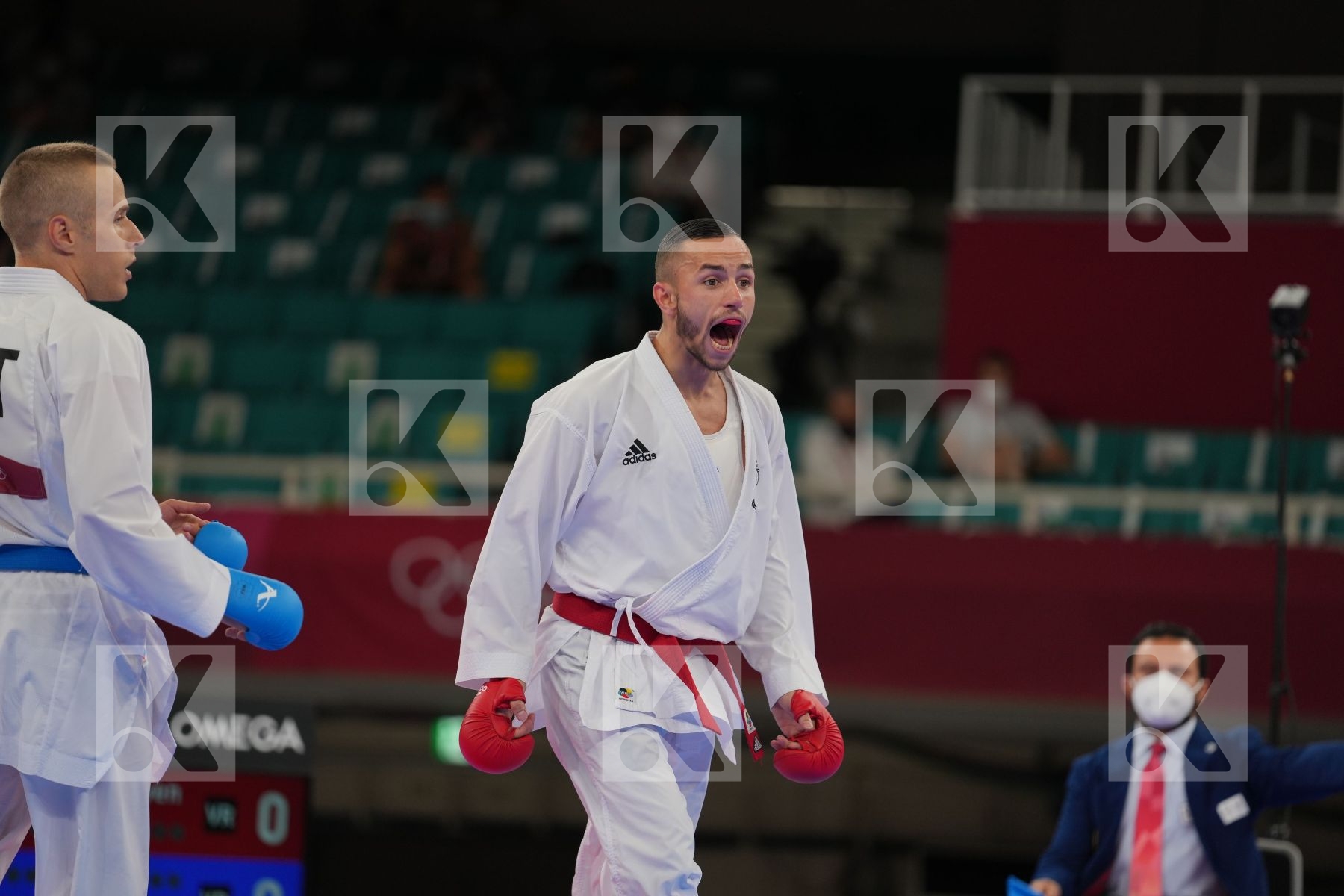 Da Costa Steven (France) - Kumite Male -67kg, Kalnins Kalvis (Latvia) - Kumite Male -67kg in Senior Kumite -67 Kg - Round Robin bout