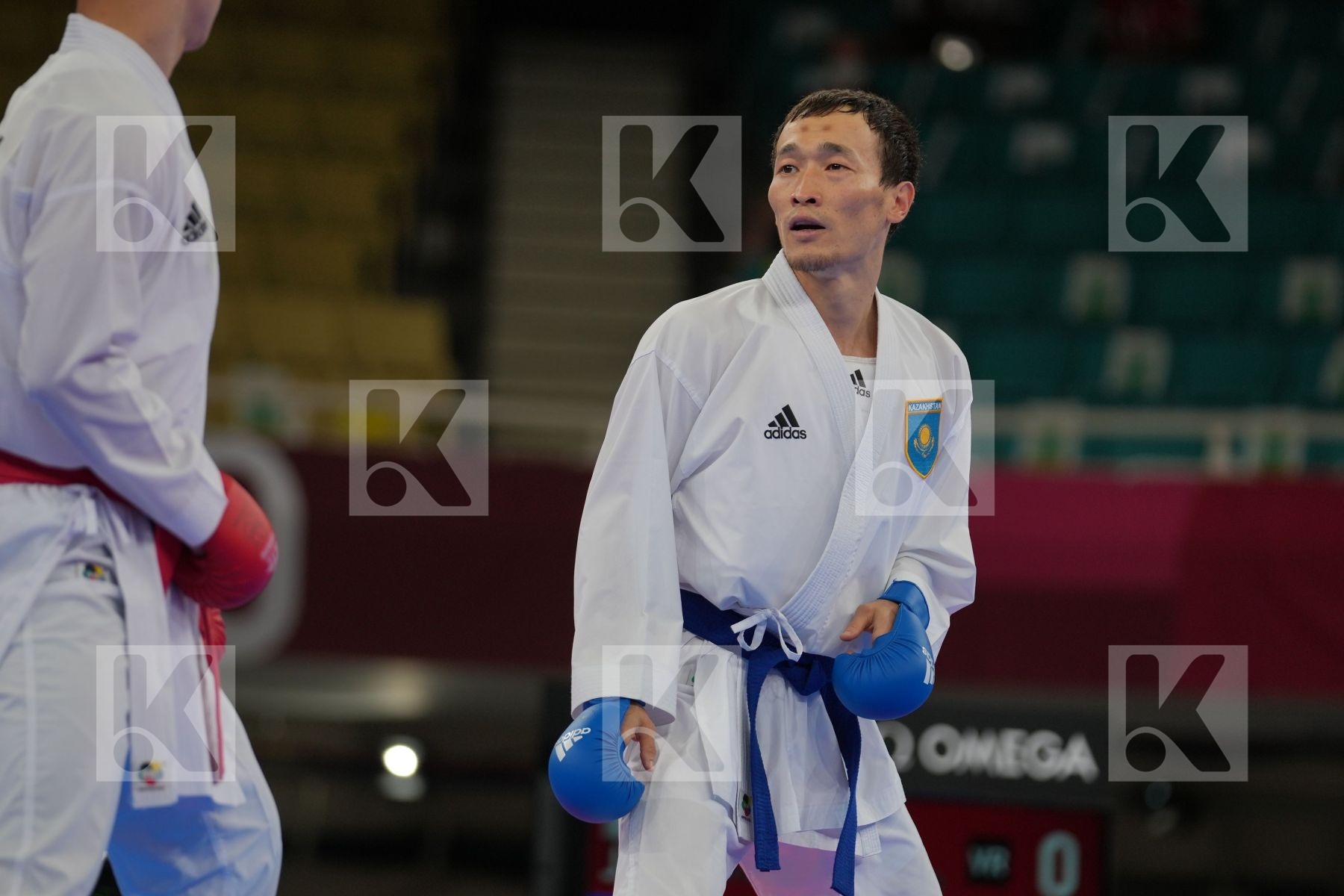 Sago Naoto (Japan) - Kumite Male -67kg, Assadilov Darkhan (Kazakhstan) - Kumite Male -67kg in Senior Kumite -67 Kg - Round Robin bout