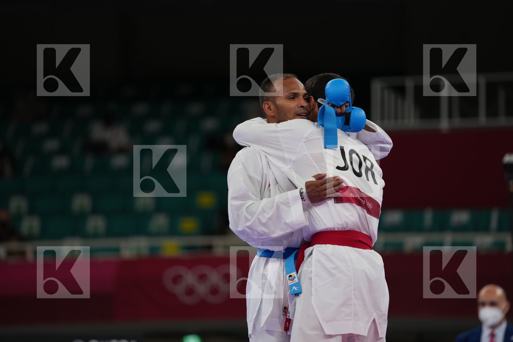 Almasatfa Abdel Rahman (Jordan) - Kumite Male -67kg, Madera Andres (Venezuela) - Kumite Male -67kg in Senior Kumite -67 Kg - Round Robin bout