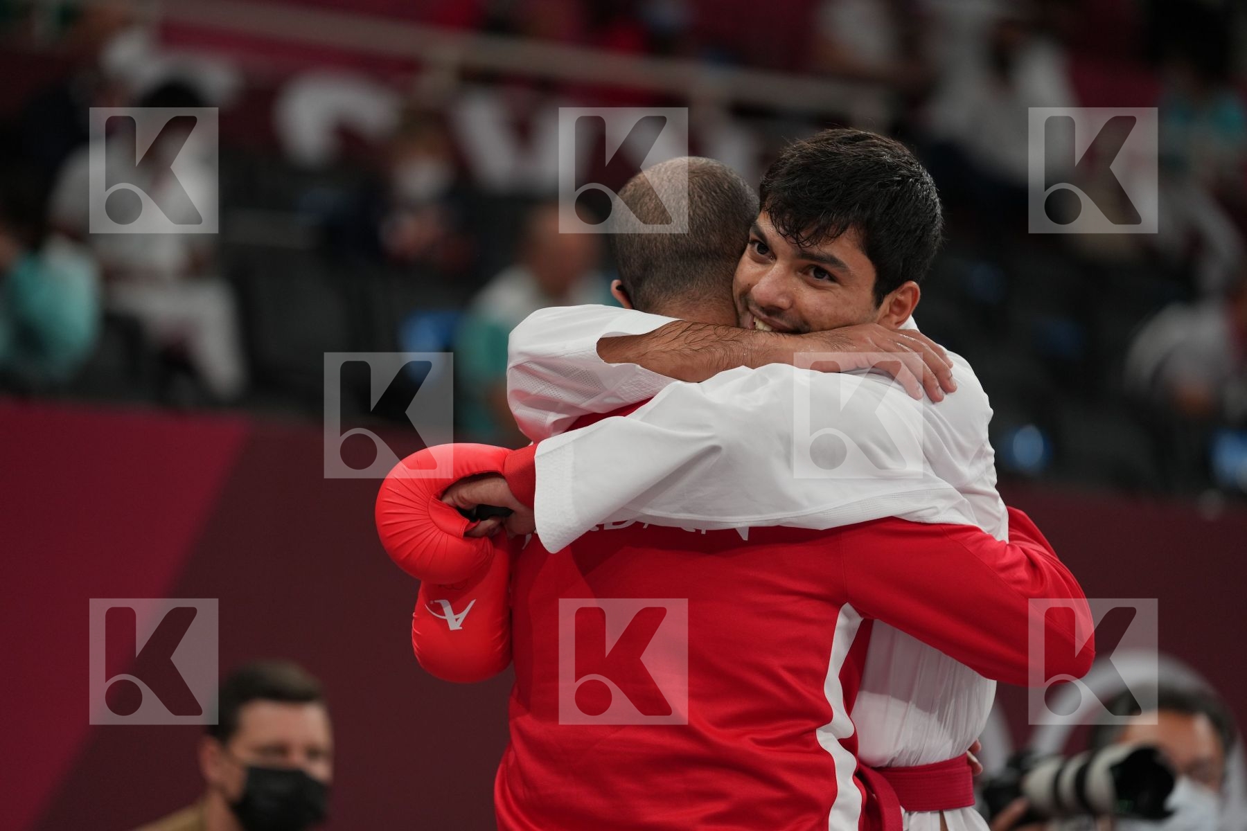 Almasatfa Abdel Rahman (Jordan) - Kumite Male -67kg, Madera Andres (Venezuela) - Kumite Male -67kg in Senior Kumite -67 Kg - Round Robin bout