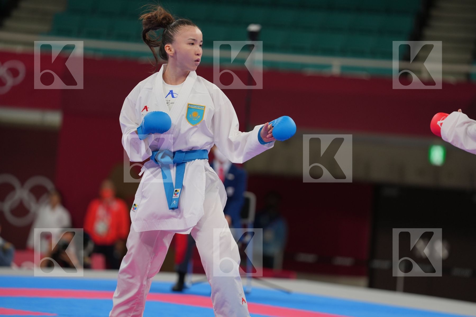 Sayed Radwa (Egypt) - Kumite Female -55kg, Zhangbyrbay Moldir (Kazakhstan) - Kumite Female -55kg in Senior Kumite -55 Kg - Round Robin bout