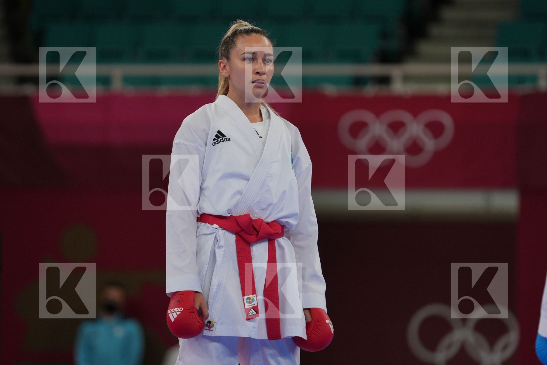 Terliuga Anzhelika (Ukraine) - Kumite Female -55kg, Sayed Radwa (Egypt) - Kumite Female -55kg in Senior Kumite -55 Kg - Round Robin bout