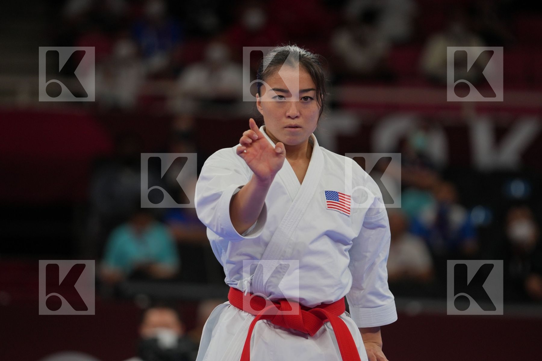 Kokumai Sakura (United States of America) - Kata Female in Senior Female Kata - Semifinal bout