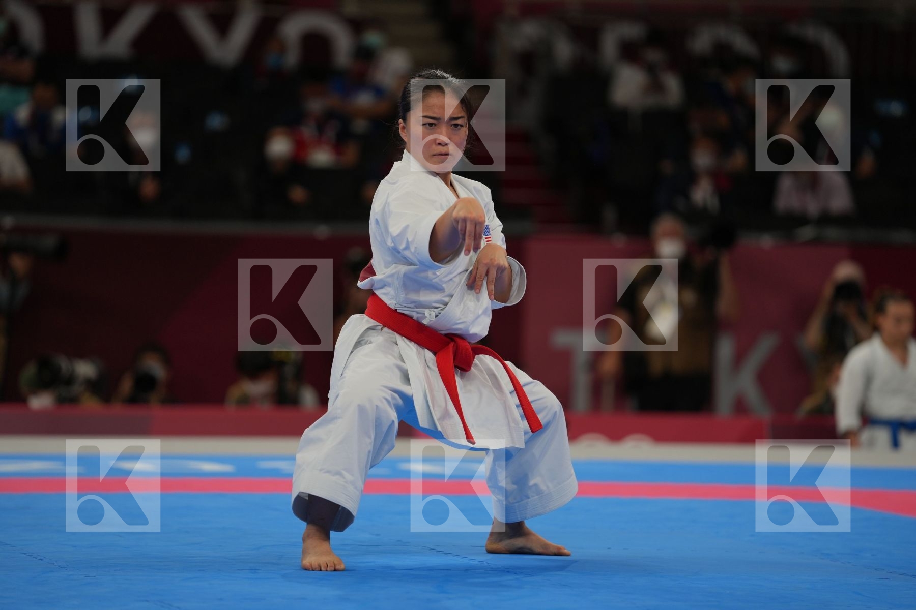 Kokumai Sakura (United States of America) - Kata Female in Senior Female Kata - Semifinal bout