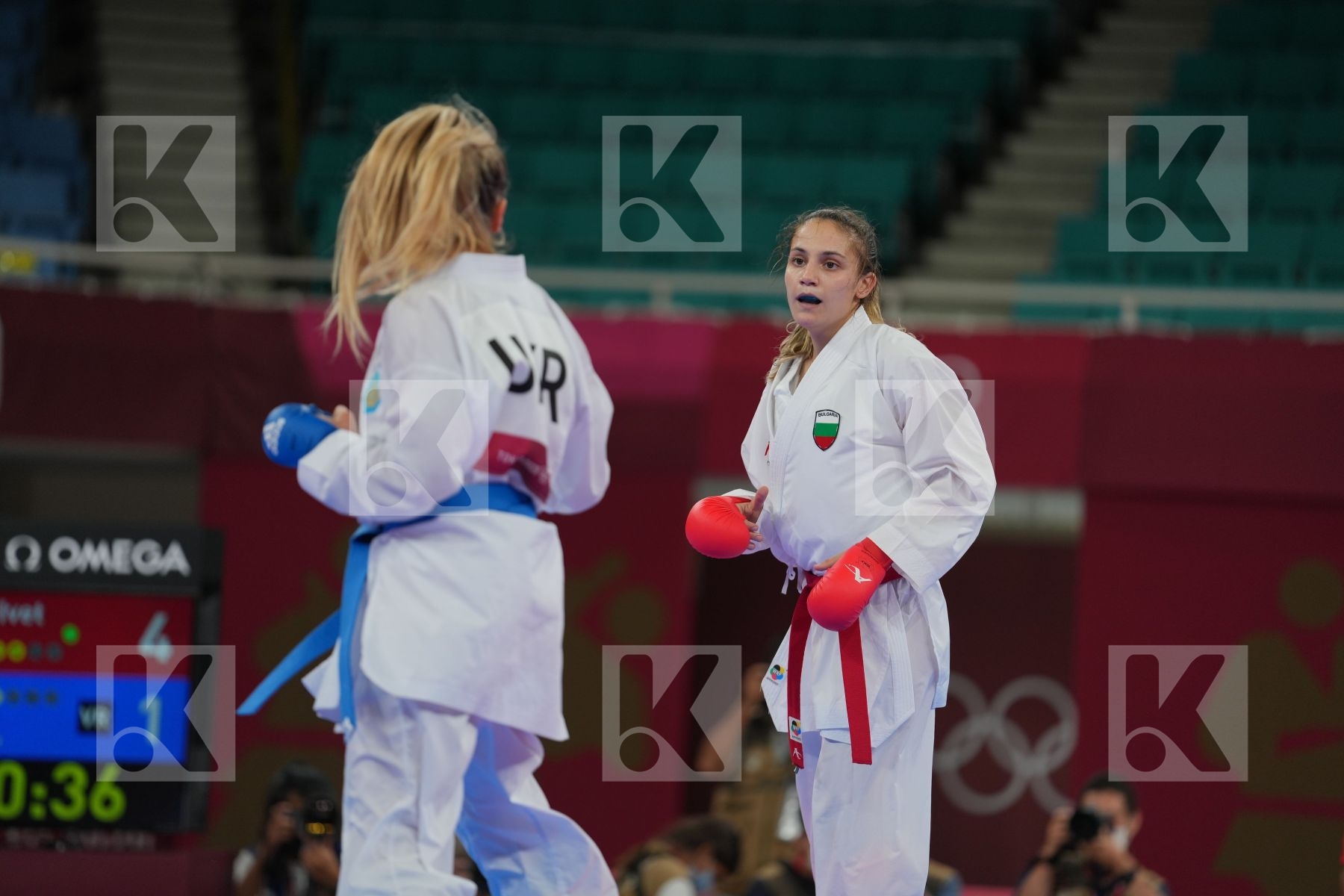 Goranova Ivet (Bulgaria) - Kumite Female -55kg, Terliuga Anzhelika (Ukraine) - Kumite Female -55kg in Senior Kumite -55 Kg - Final bout