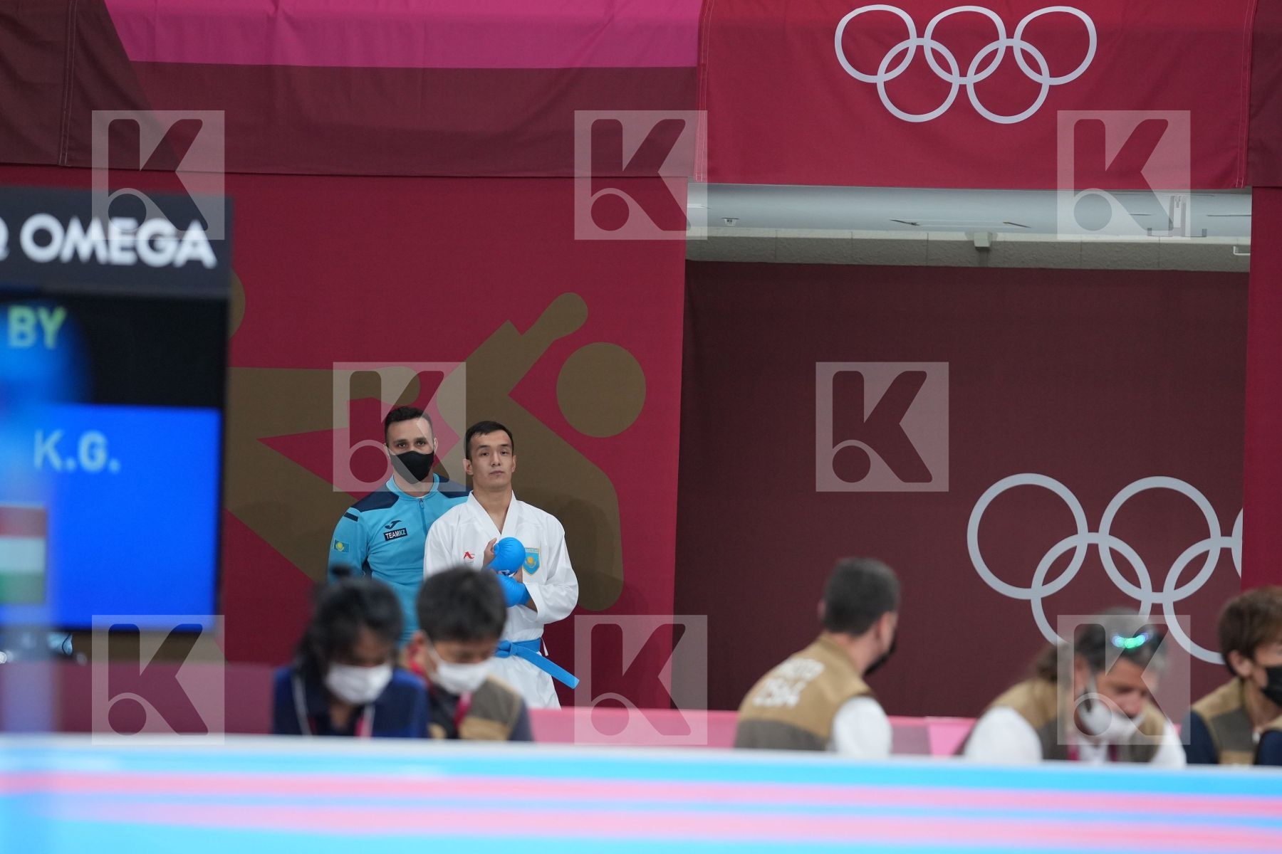Yahiro Tsuneari (Australia) - Kumite Male -75kg, Azhikanov Nurkanat (Kazakhstan) - Kumite Male -75kg in Senior Kumite -75 Kg - Round Robin bout