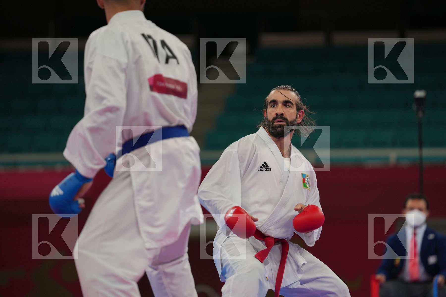 Aghayev Rafael (Azerbaijan) - Kumite Male -75kg, Busa Luigi (Italy) - Kumite Male -75kg in Senior Kumite -75 Kg - Final bout