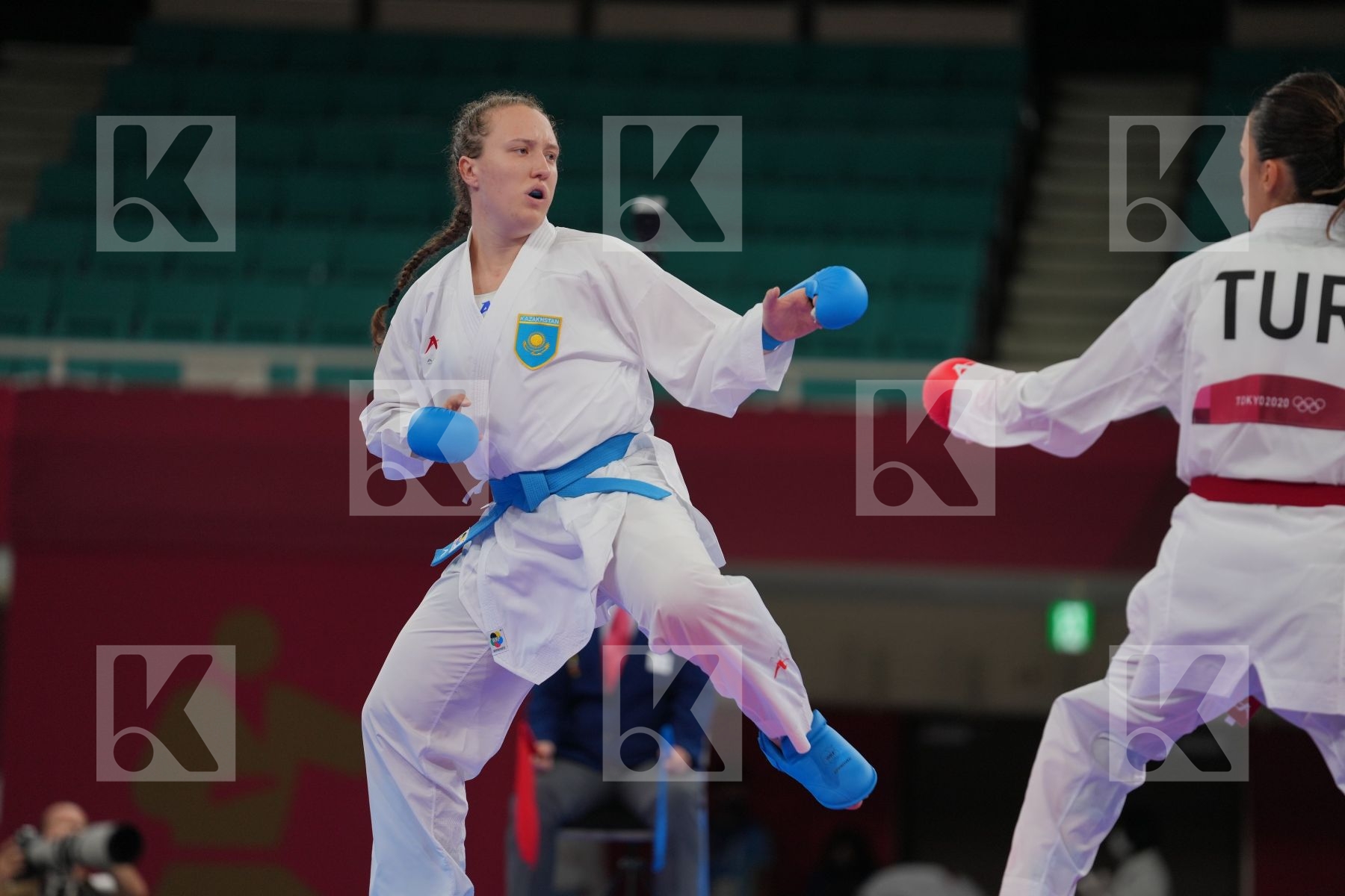 Hocaoglu Meltem (Turkey) - Kumite Female +61kg, Berultseva Sofya (Kazakhstan) - Kumite Female +61kg in Senior Kumite 61+ Kg - Round Robin bout