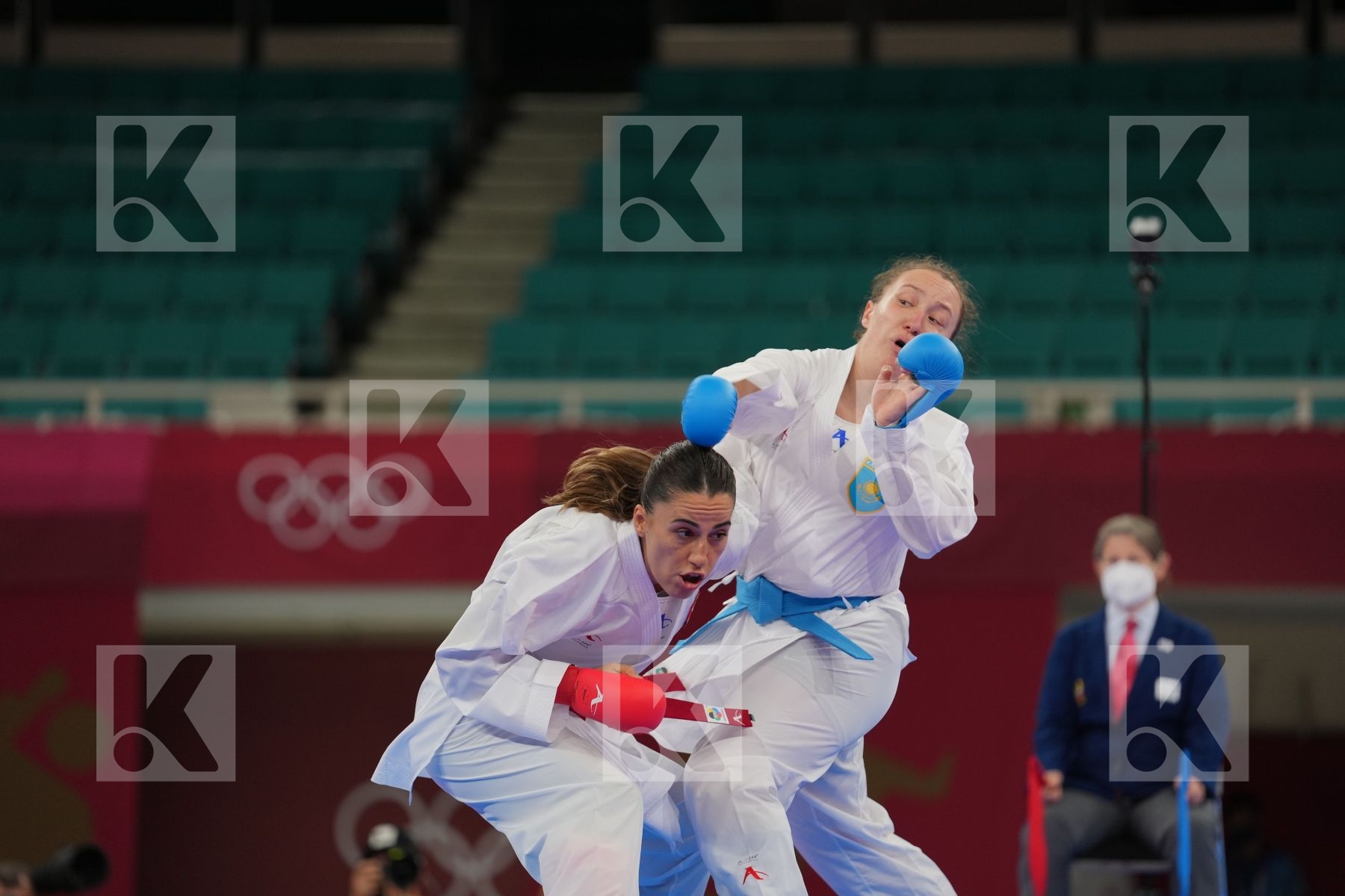 Hocaoglu Meltem (Turkey) - Kumite Female +61kg, Berultseva Sofya (Kazakhstan) - Kumite Female +61kg in Senior Kumite 61+ Kg - Round Robin bout