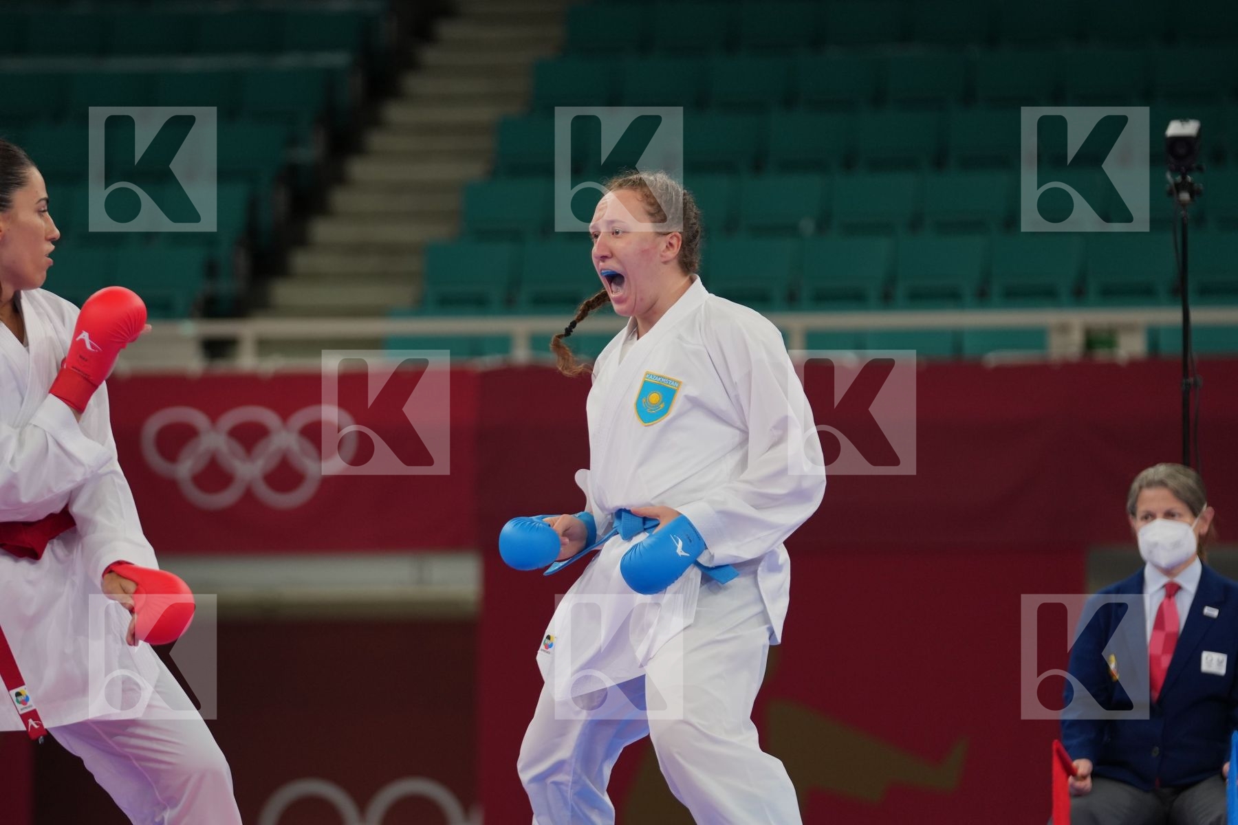 Hocaoglu Meltem (Turkey) - Kumite Female +61kg, Berultseva Sofya (Kazakhstan) - Kumite Female +61kg in Senior Kumite 61+ Kg - Round Robin bout