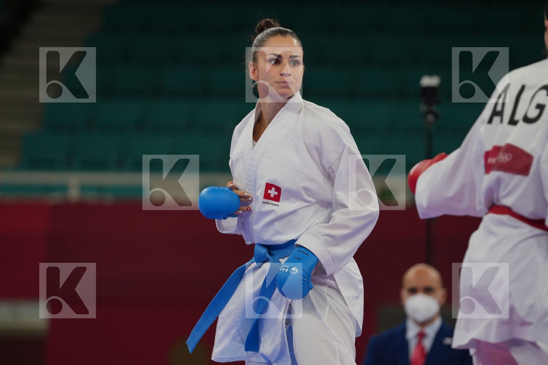 Matoub Lamya (Algeria) - Kumite Female +61kg, Quirici Elena (Switzerland) - Kumite Female +61kg in Senior Kumite 61+ Kg - Round Robin bout