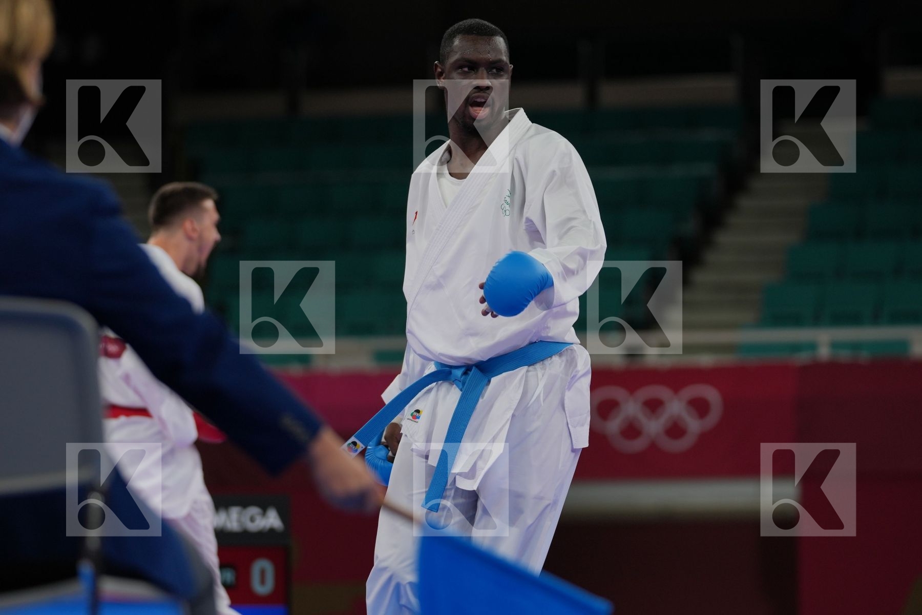 Kvesic Ivan (Croatia) - Kumite Male +75kg, Hamedi Tareg (Saudi Arabia) - Kumite Male +75kg in Senior Kumite 75+ Kg - Round Robin bout