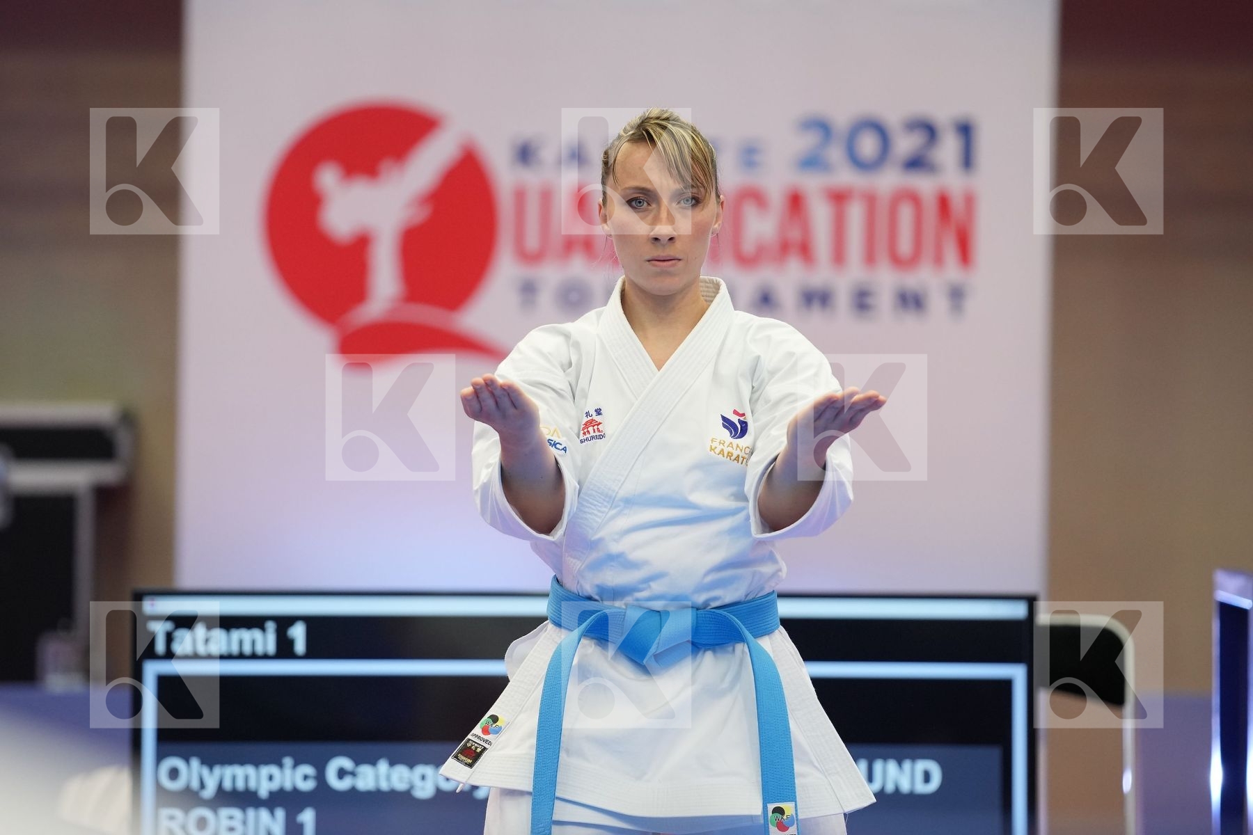 FERACCI ALEXANDRA (FRANCE) in Olympic Category - Kata Female - Round Robin bout