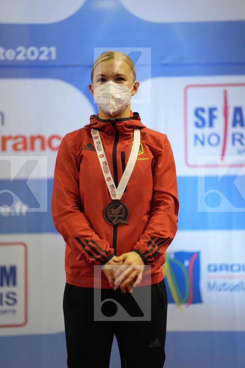 JUETTNER JASMIN (GERMANY) in Olympic Category - Kata Female - Podium ceremony