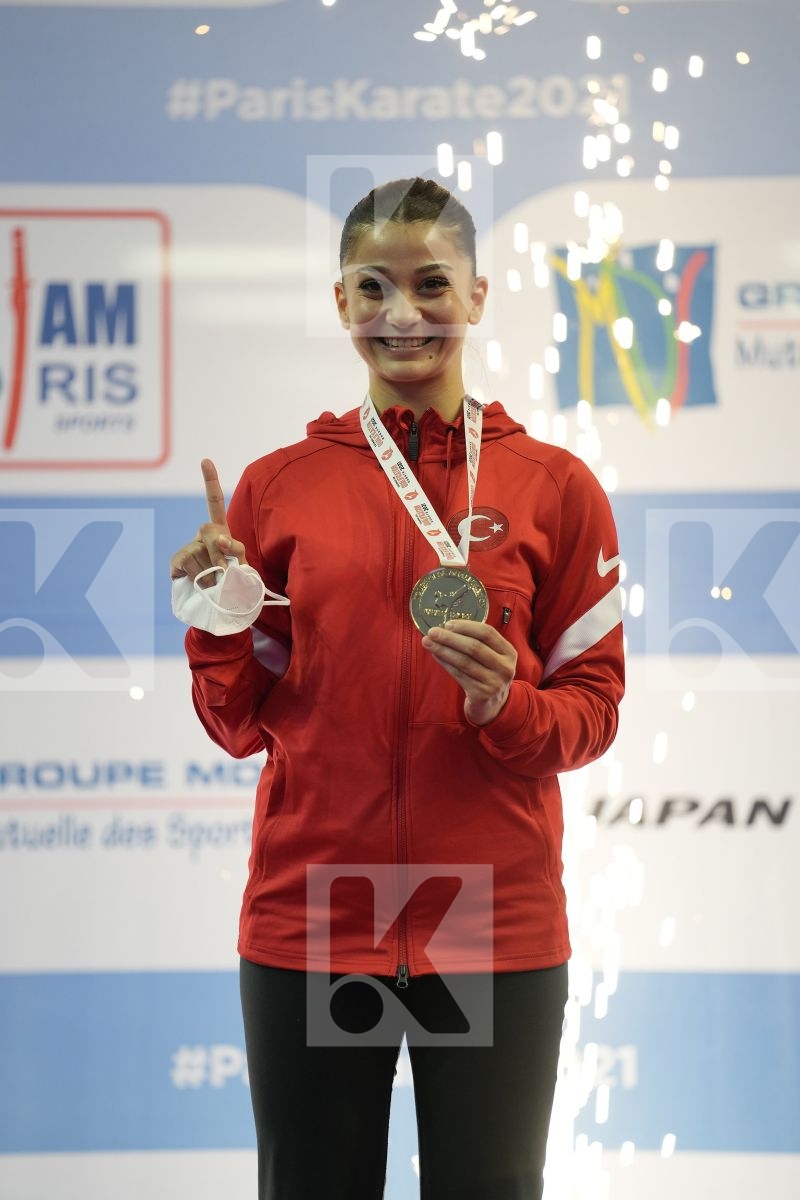 BOZAN DILARA (TURKEY) in Olympic Category - Kata Female - Podium ceremony
