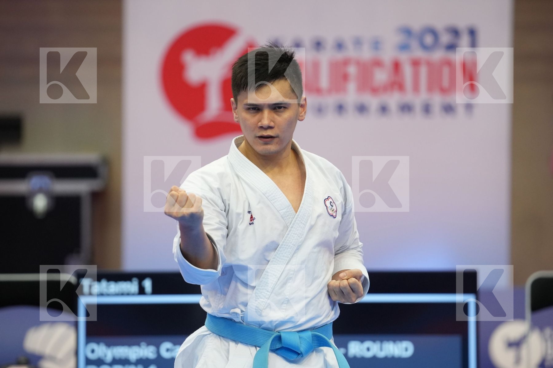 WANG YI TA (CHINESE TAIPEI) in Olympic Category - Kata Male - Round Robin bout