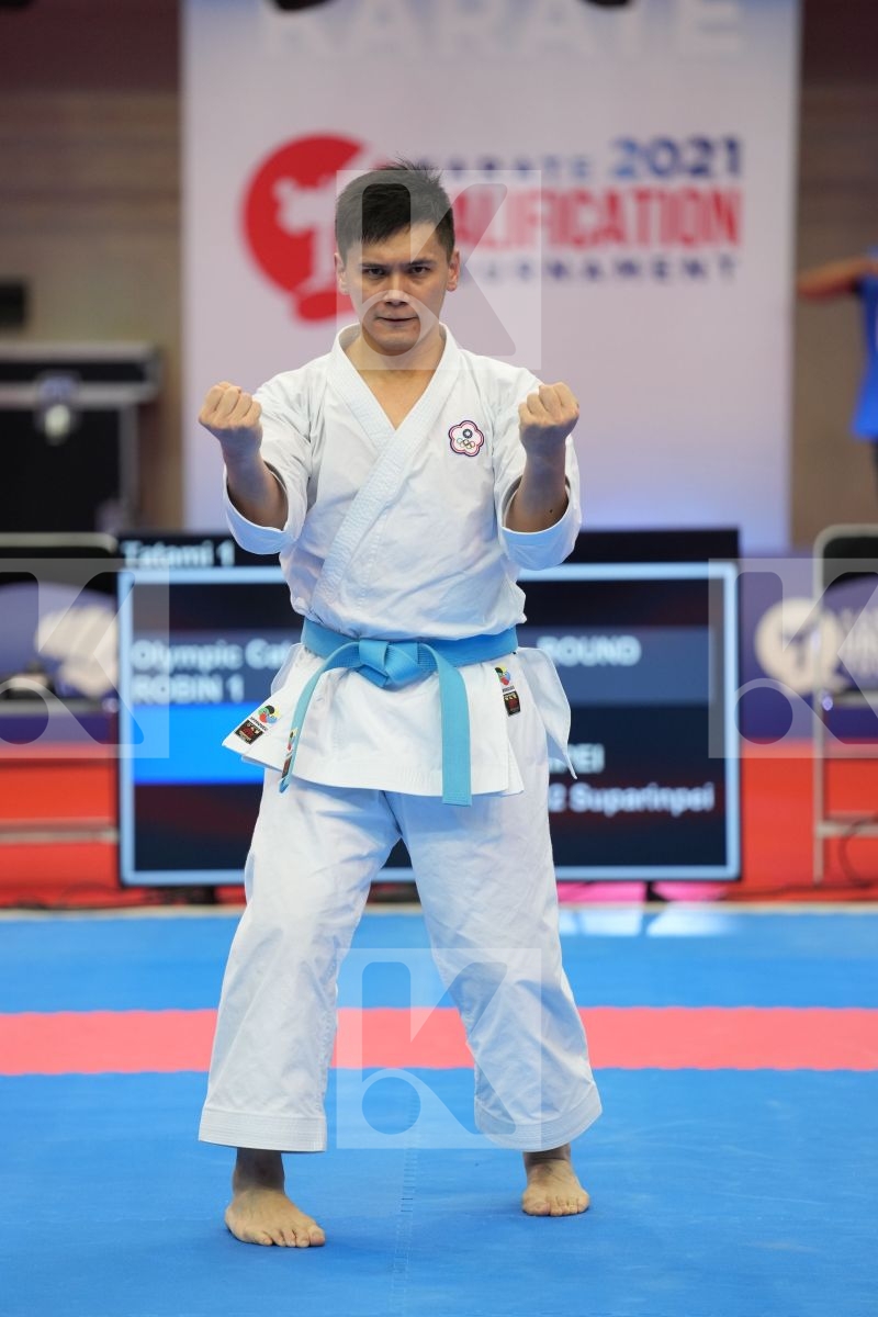 WANG YI TA (CHINESE TAIPEI) in Olympic Category - Kata Male - Round Robin bout