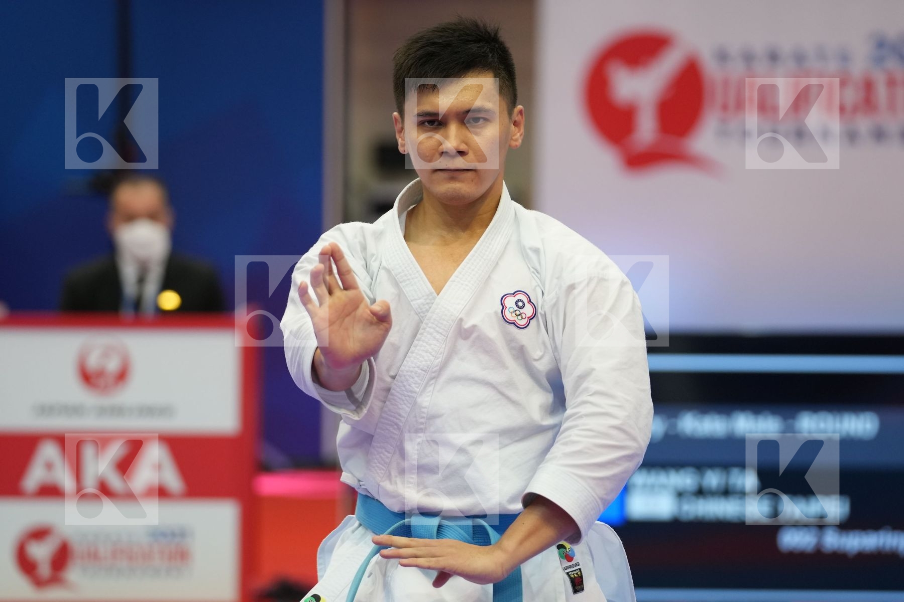 WANG YI TA (CHINESE TAIPEI) in Olympic Category - Kata Male - Round Robin bout