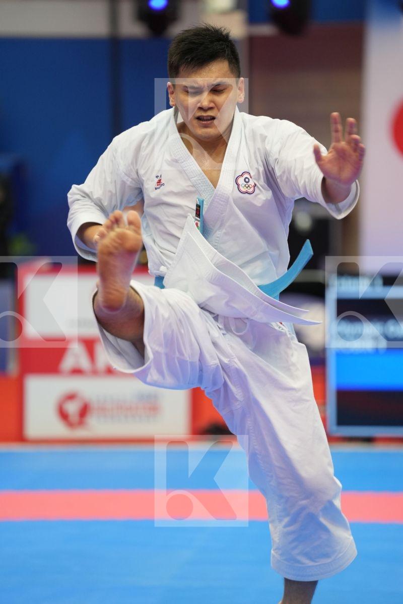 WANG YI TA (CHINESE TAIPEI) in Olympic Category - Kata Male - Round Robin bout