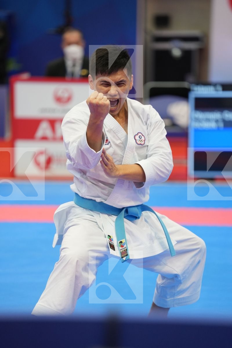 WANG YI TA (CHINESE TAIPEI) in Olympic Category - Kata Male - Round Robin bout