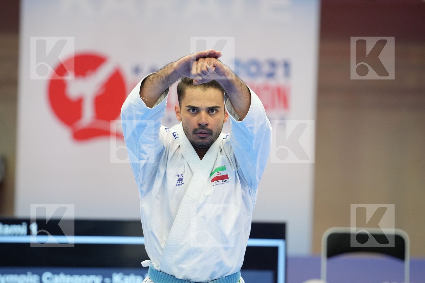 SHAHRJERDI ABOLFAZL (ISLAMIC REPUBLIC OF IRAN) in Olympic Category - Kata Male - Round Robin bout