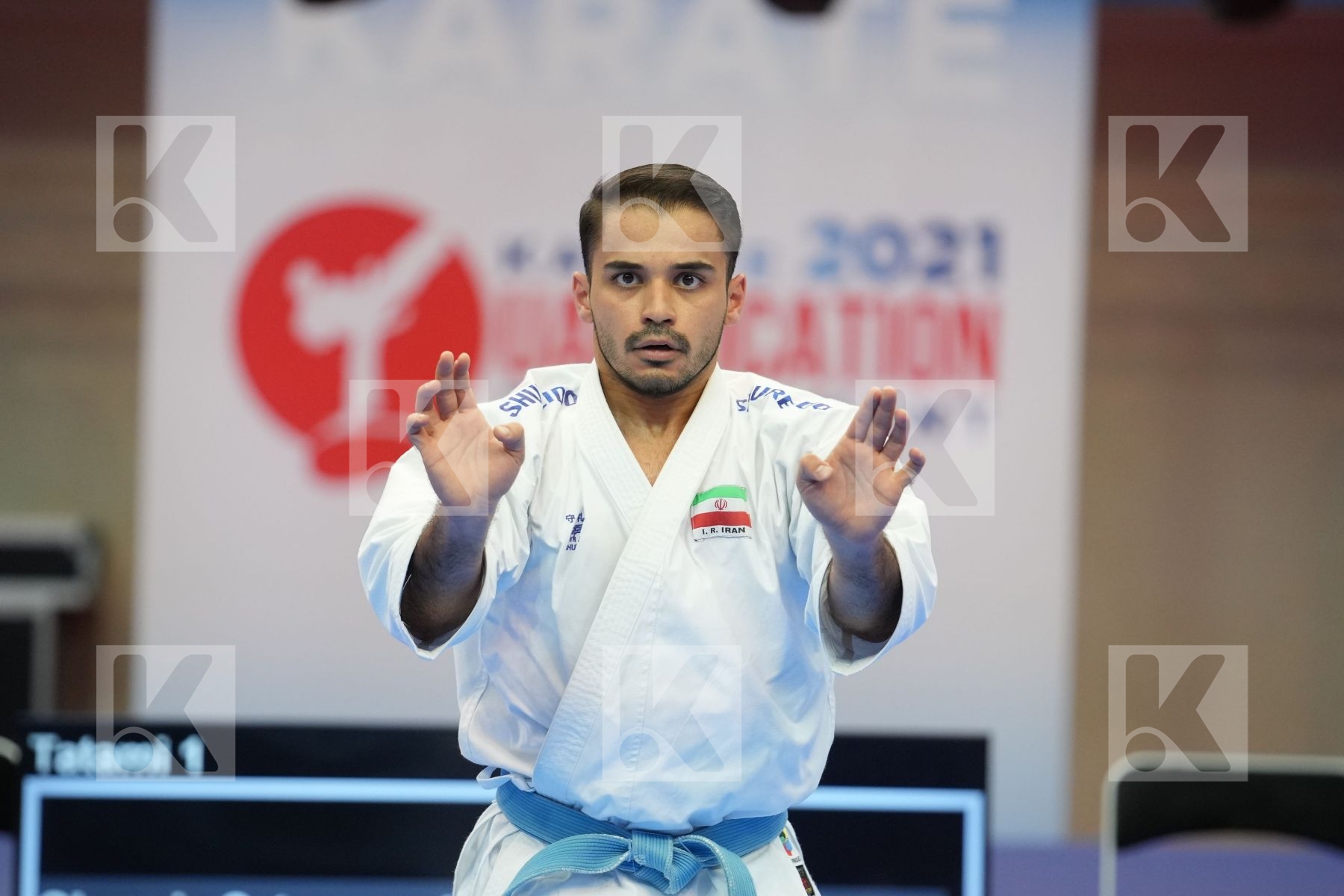 SHAHRJERDI ABOLFAZL (ISLAMIC REPUBLIC OF IRAN) in Olympic Category - Kata Male - Round Robin bout