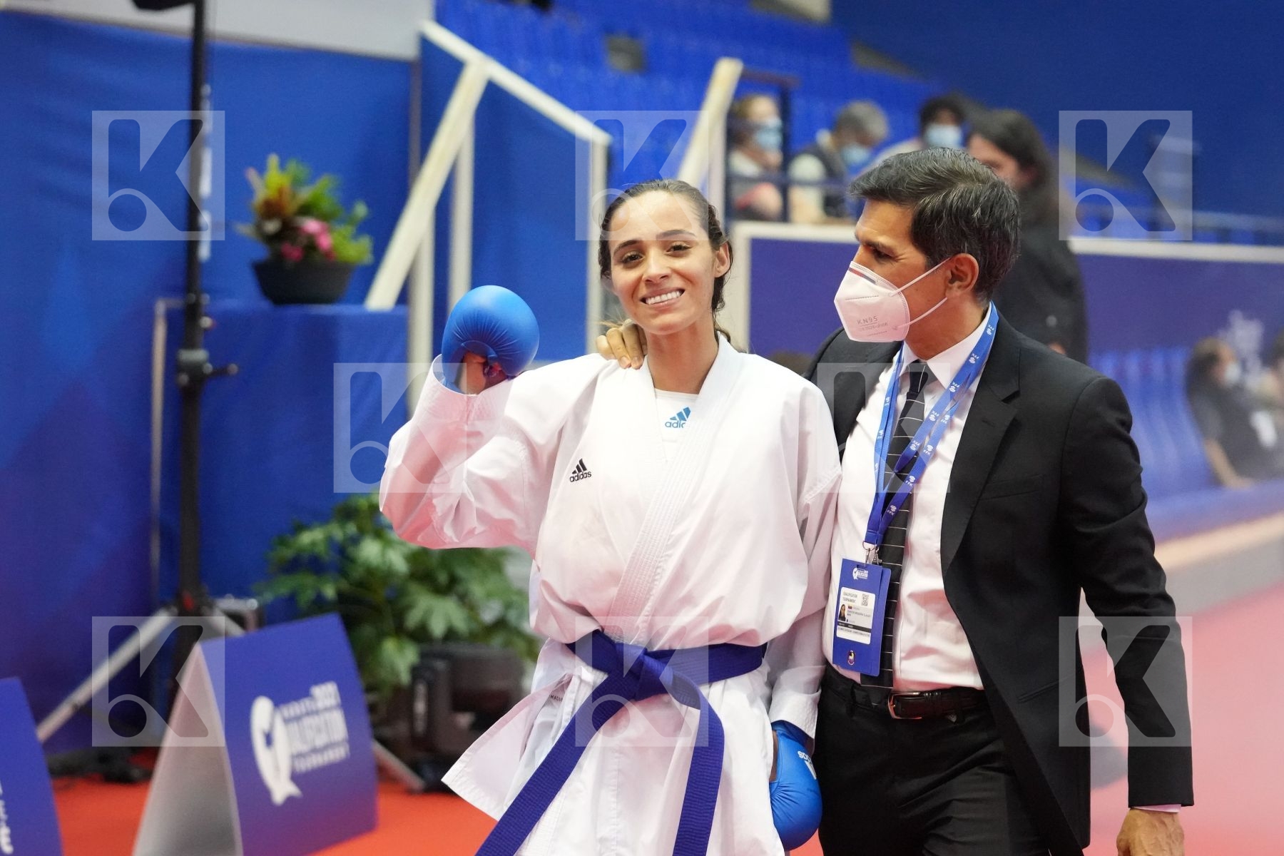GARCES SEQUERA CLAUDYMAR (VENEZUELA) in Olympic Category - Kumite Female -61 KG - Round Robin bout