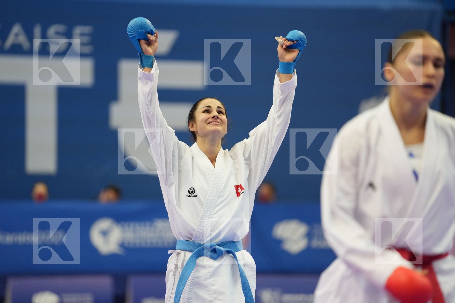 QUIRICI ELENA (SWITZERLAND) in Olympic Category - Kumite Female 61+ KG - Round Robin bout