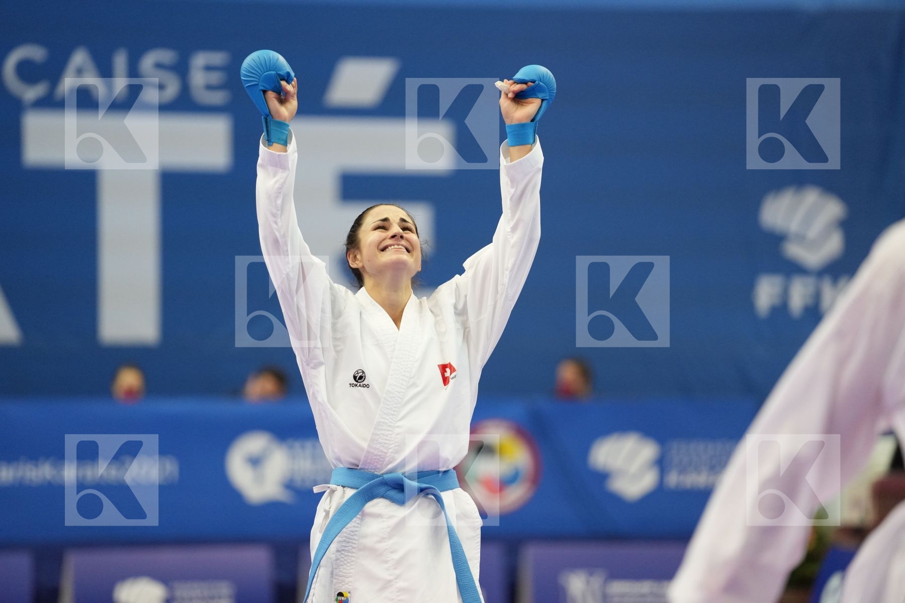 QUIRICI ELENA (SWITZERLAND) in Olympic Category - Kumite Female 61+ KG - Round Robin bout
