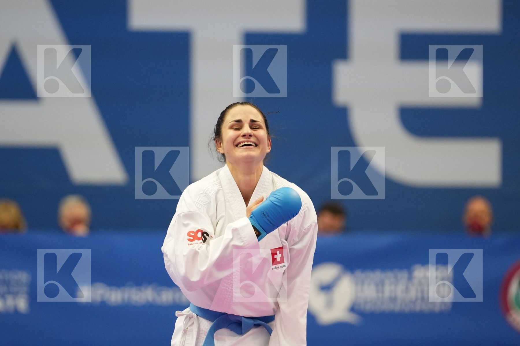 QUIRICI ELENA (SWITZERLAND) in Olympic Category - Kumite Female 61+ KG - Round Robin bout