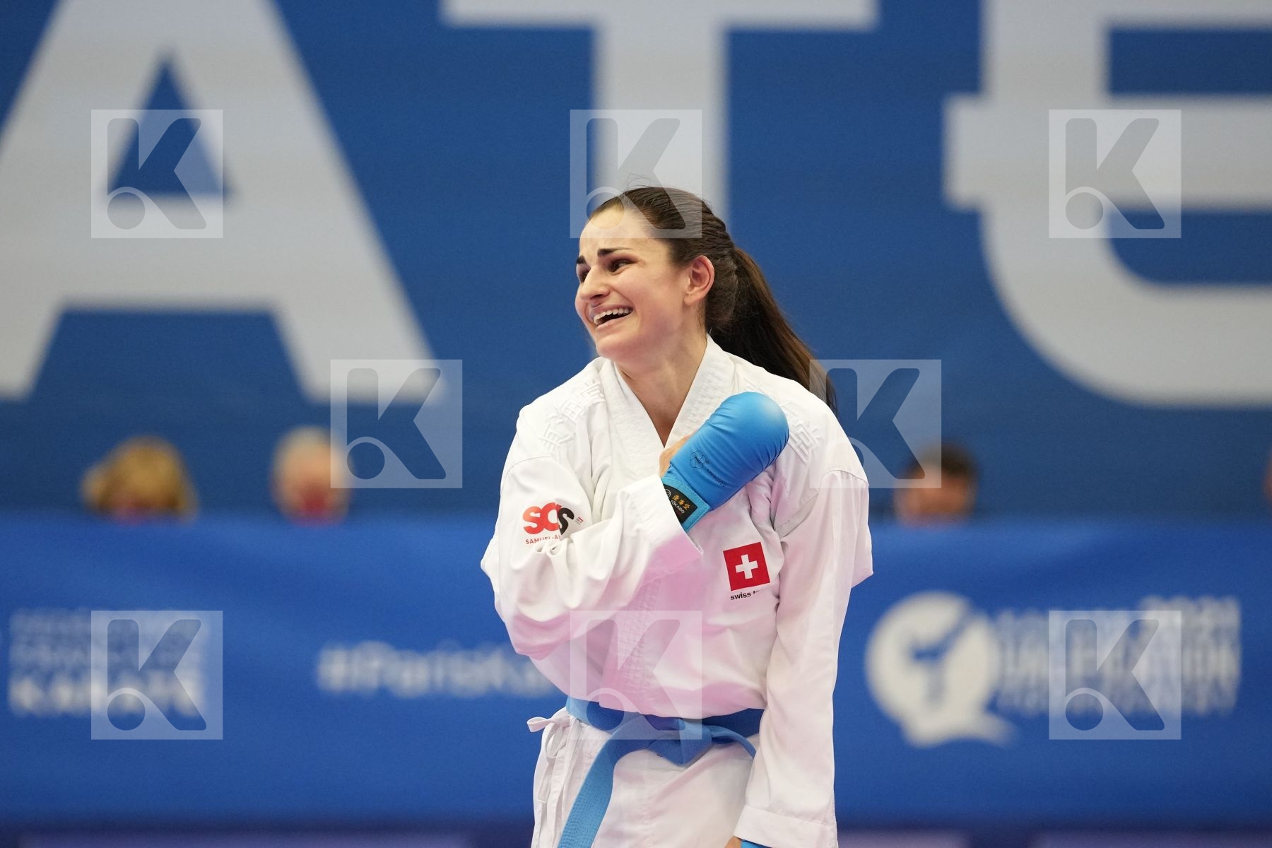 QUIRICI ELENA (SWITZERLAND) in Olympic Category - Kumite Female 61+ KG - Round Robin bout