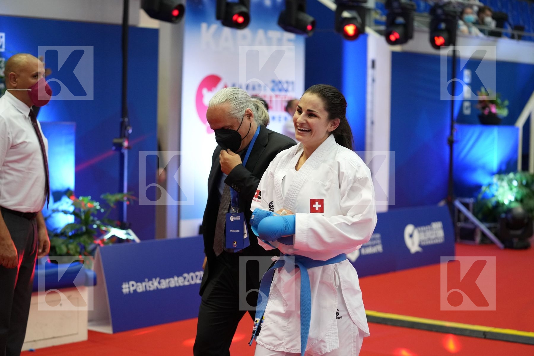 QUIRICI ELENA (SWITZERLAND) in Olympic Category - Kumite Female 61+ KG - Round Robin bout