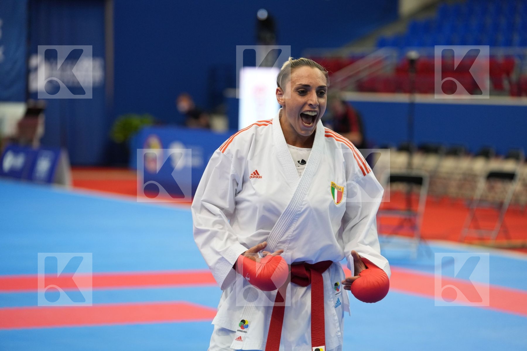 SEMERARO SILVIA (ITALY) in Olympic Category - Kumite Female 61+ KG - Round Robin bout